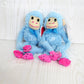 Kenzie'S Boutique Handmade Personalized Valentines Day Hanging Monkey Plush Gift For Kids - Custom Stuffed Animal Name - Hanging