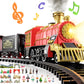 Watudou Christmas Train Set Toy For Kids Toddler Ages 3-5 4-7, Toy Train Set With Light & Sound For Under Christmas Tree, Christ