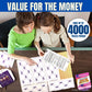 Preserve 4X 1000 Pieces Jigsaw Puzzles - Agreatlife 24 Sheets No Stress, No Mess Puzzle Saver For Large Puzzles- Use These Glue Sheets To Preserve Your Finished Masterpiece