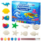 Mattify Diy Painting Kit For Kids, Ocean Animals Dinosaurs Flowers, Acrylic Paints And Brushes Included, Arts And Crafts Set (Oc