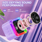 Mini Karaoke Machine For Kids Adults,Portable Bluetooth Speaker, 1-2 Wireless Microphones With Fun Voice Changing Function-Toys