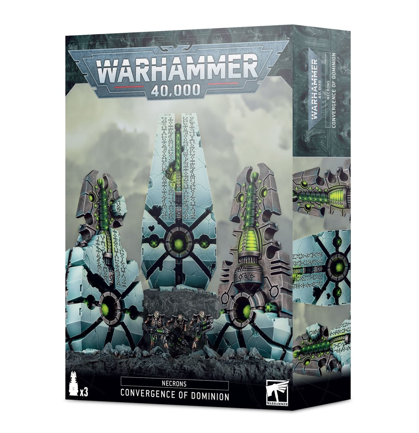 Games Workshop Warhammer 40,000 Necrons: Convergence of Dominion - Black Plastic Model 99120110066