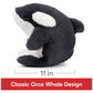 GUND Flynn Orca Whale Plush Stuffed Animal, 10” Black/White, High Quality Materials, Ages 1 and Up, Model 6067462