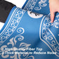 GUSTARIA Mahjong Mat - 31.5"x31.5" Blue Rubber Anti-Slip with 3 Dice & Carrying Bag for Board Games