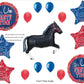 WESTERN HORSE BANDANA Birthday PARTY Hoedown Rodeo Balloons Decorations Supplies by Anagram