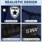 Luucio Swat Police Officer Costume For Kids, Police Costume For Kids, With Swat Costume, Swat Vest, Halloween Costume For Boys,