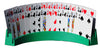 Twin Tier Premier Playing Card Holder (Set Of 2) - Holds Up To 32 Playing Cards Easily - 12 1/2' X 4 1/2' X 2 1/4' - Stack For Storage - Made In The Usa (Green)