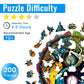 Wooden Puzzles for mature-themeds  Tree of Life Wooden Jigsaw Puzzles for mature-themeds  Wood Puzzles mature-themed  Unique Shape Wood Cut Puzzles  Birthday Gifts for Family Friend (M 11.4 * 11.4in-200 pcs)