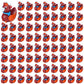 Suzile 50 Pcs Mini Resin Highland Cow Duck Tiny Resin Animals Figures Small Little Highland Cow Ducks Miniature Gift Decor For G