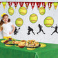 Beistle 54765, Yellow , 6 Piece Softball Cutouts, 10