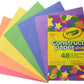 Crayola Construction Paper Shapes, Over 900 Precut Shapes, Kids Craft Supplies