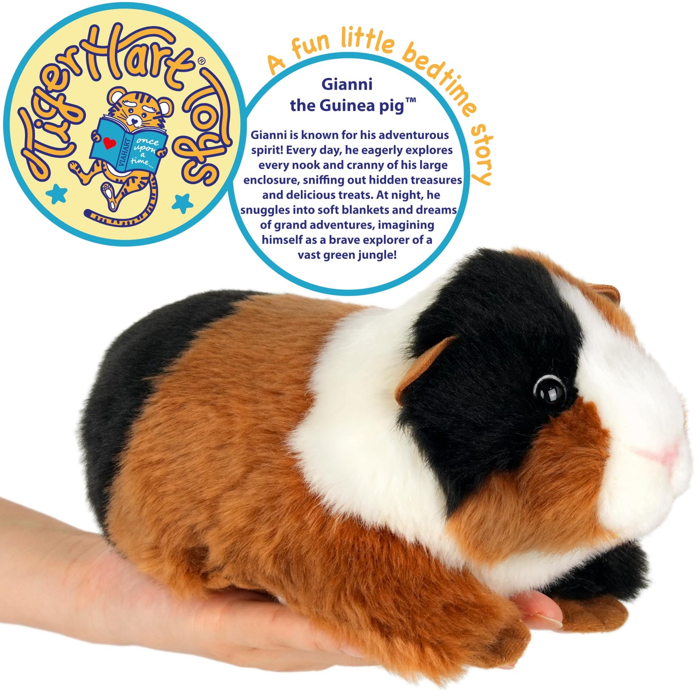 Tigerhart Gianni The Guinea Pig - 9 Inch Stuffed Animal Plush