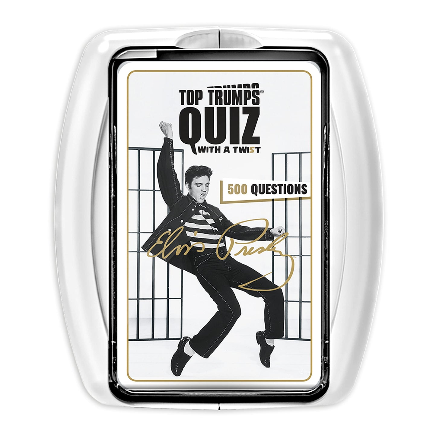 Top Trumps Elvis Presley Quiz Trivia Game  500 Questions on Your Favorite Musician  How Well do You Know The King of Rock n Roll  Educational Travel Game Makes a Great Gift for Ages 8 Plus