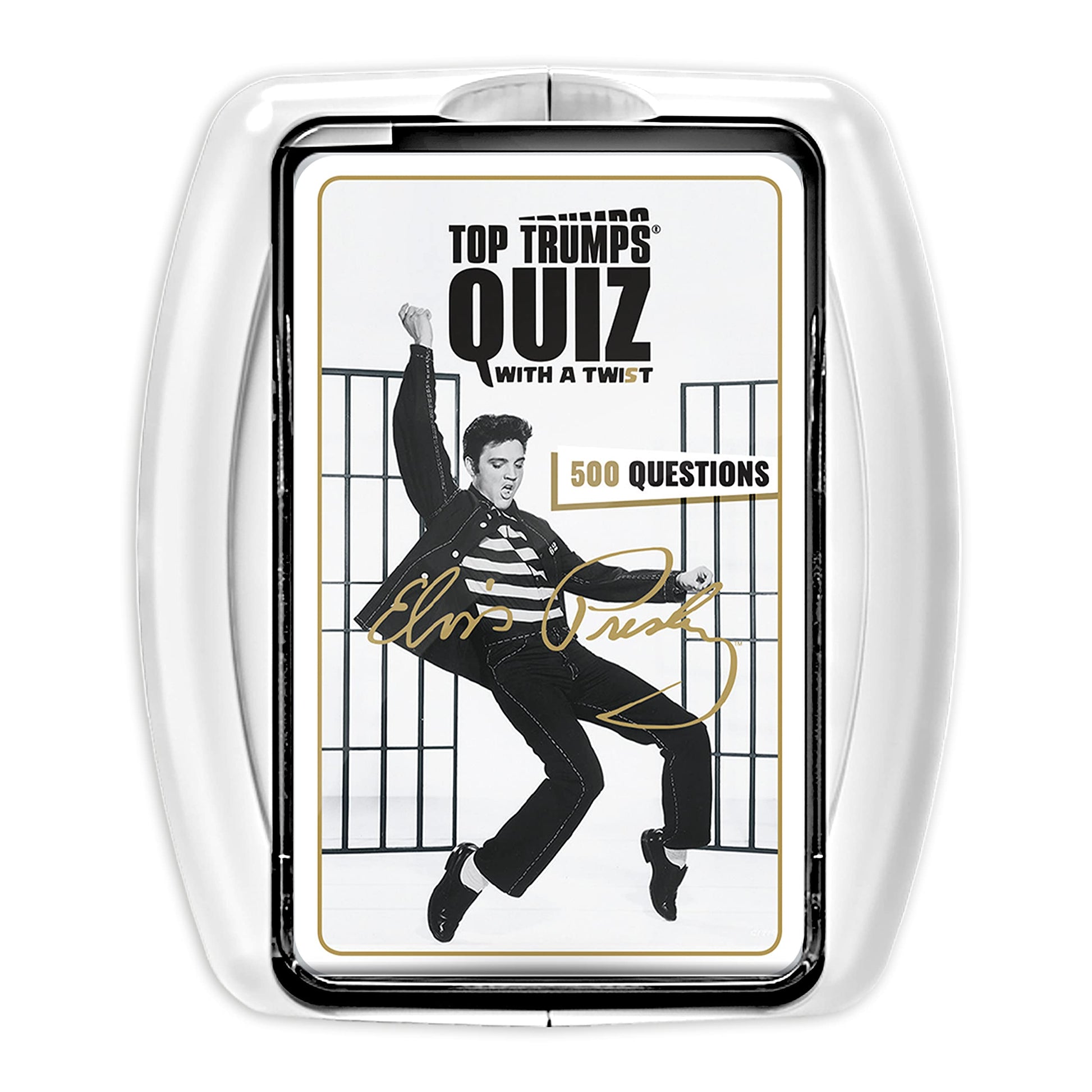 Top Trumps Elvis Presley Quiz Trivia Game  500 Questions on Your Favorite Musician  How Well do You Know The King of Rock n Roll  Educational Travel Game Makes a Great Gift for Ages 8 Plus