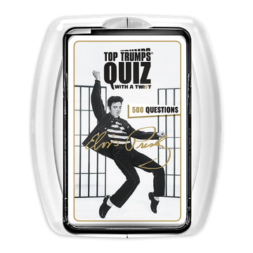 Top Trumps Elvis Presley Quiz Trivia Game  500 Questions on Your Favorite Musician  How Well do You Know The King of Rock n Roll  Educational Travel Game Makes a Great Gift for Ages 8 Plus