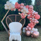 Pink Balloons, 60 Pcs Light Pink Pastel Pink Set With Rose Gold Confetti Metallic Pink Balloons, Pearl Pink Macaron Pink Balloon