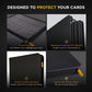 Card Guardian - 9 Pocket Premium Black Card Binder With Zipper For 360 Cards - Trading Card Binder With Side Loading Pockets For