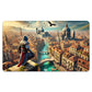 Wizcraft Gaming Paramint Assassin Overlooking (Stitched) - Mtg Playmat - Compatible With Magic The Gathering Playmat - Play Mtg,