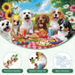 300 Pieces Puzzles for mature-themed  Dog Jigsaw Puzzles 300 Pieces for mature-themeds Children Seniors  Vibrant Imagery Flower Jigsaw Puzzle  Challenging Activity Game Gift for Family Friends 20.5x15 Inches