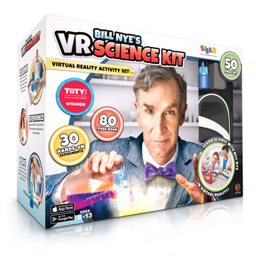 Abacus Brands Bill Nye'S Vr Science Kit - Virtual Reality Kids Science Kit, Book And Interactive Stem Learning Activity Set (Full Version - Includes Goggles) - For Ages 8 And Up