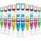 Equsion 10 Pcs Liquid Motion Bubbler Pen Toy Colorful Timer Pens for Focus, Stress, Anxiety Relief Sensory Toys for Back to Scho