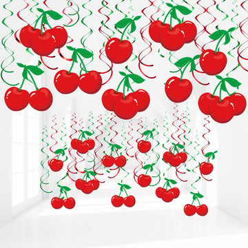 Faccito 30 Pcs Gold Ring Swirl Decorations Cartoon Characters Hanging Ornaments for Birthday Baby Shower Party Supplies Decor