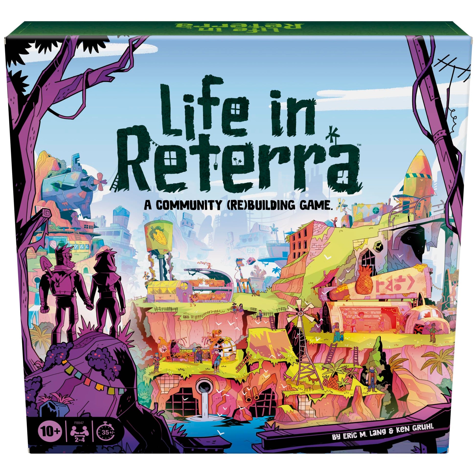 Life in Reterra Strategy Board Game | A Community (Re) Building Game | Ages 10+ | 2 to 4 Players | 35 Mins. Avg. | Games for Adu