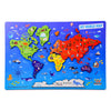 Webby Wooden Educational World Continent Map, Continents Learning, Board Puzzle For 4, 5, 6, 7, 8 Year Old Kids