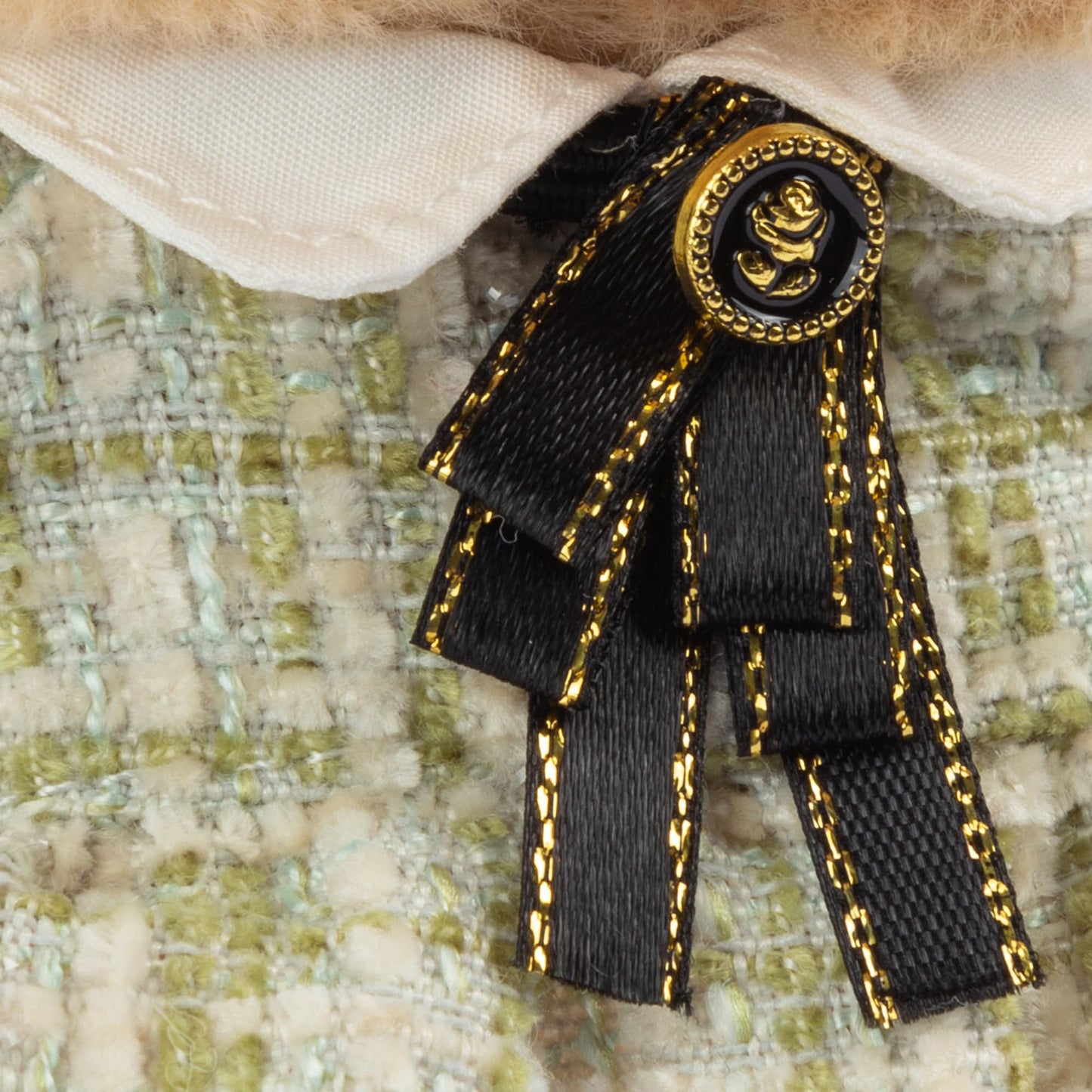 enhanced Doll Clothes - elegant Chic Style Set for 17cm Dolls  Doll Outfit for Display  Collectors  Gift - Cute Miniature Fashion Accessories - Green Camellia (No Doll)