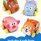 Coogam Musical Cars Play Mat For 1 2 3 Year Old Toddlers Easter Basket Stuffers, Soft Pull-Back Vehicle Set With Farm Animals Playmat Rug, Baby Fine Motor Montessori Toys Game