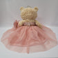 KINNEX COLLECTIONS Quinceanera Last Doll Teddy Bear 20" Rose Gold Dress Model B16632