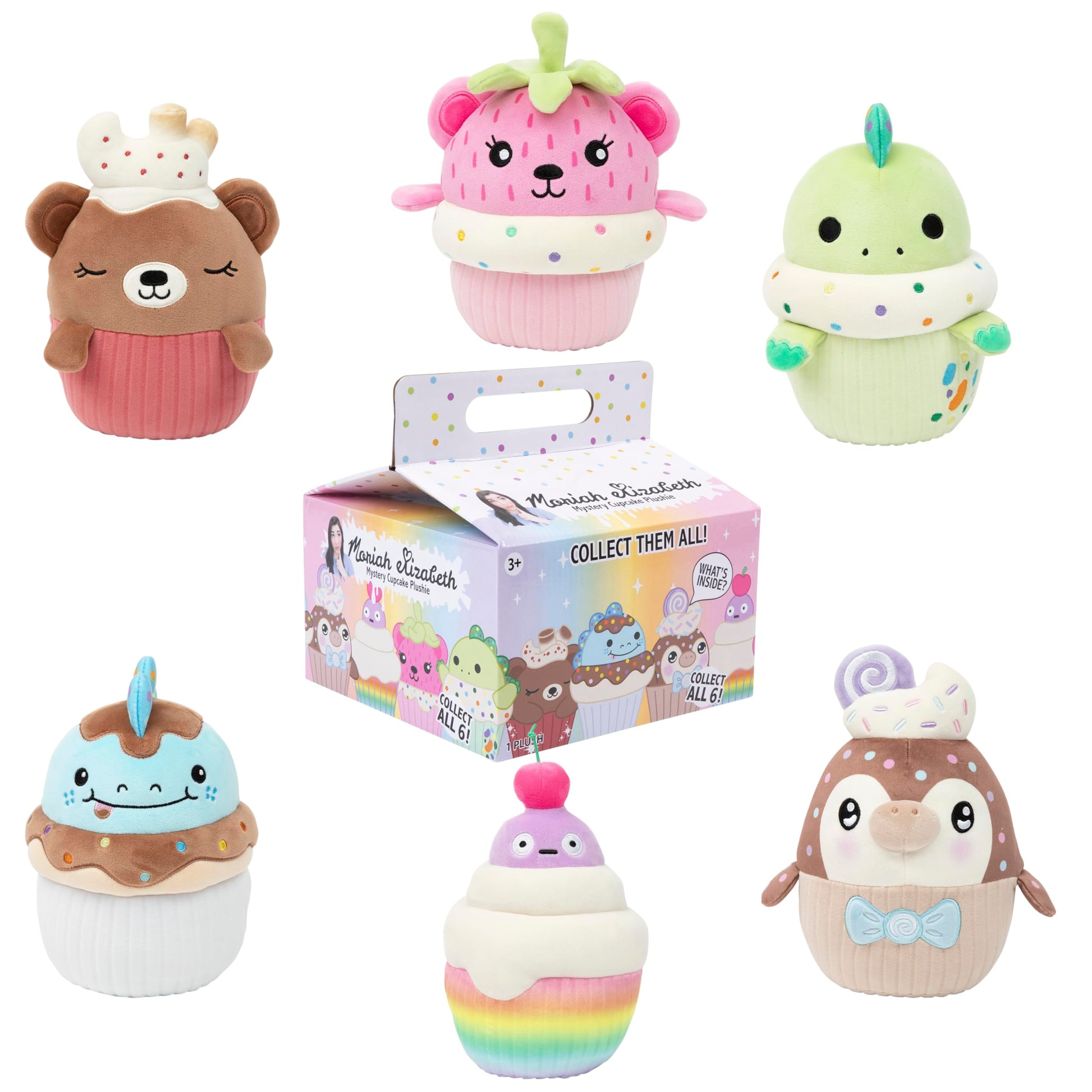Moriah Elizabeth 6    Mini Mystery Plush - Cupcake Plush; YouTube Craft Channel, Blind Box, 1 of 8 Possible, Official Merch
