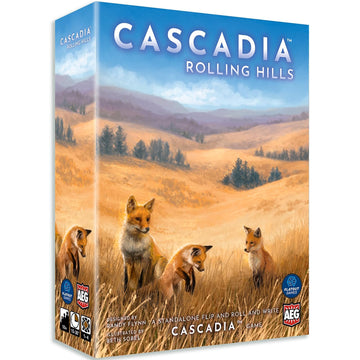 Aeg & Flatout Games | Cascadia: Rolling Hills Roll & Write Puzzly Dice Game | Explore The Pacific Northwest, Build Ecosystems |