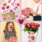 Benresive 300 Pcs Valentines Day Stickers For Kids Classroom, Cute Valentines Day Water Bottle Stickers, Party Favors Bulk, Gifts For Kids Classroom Pack