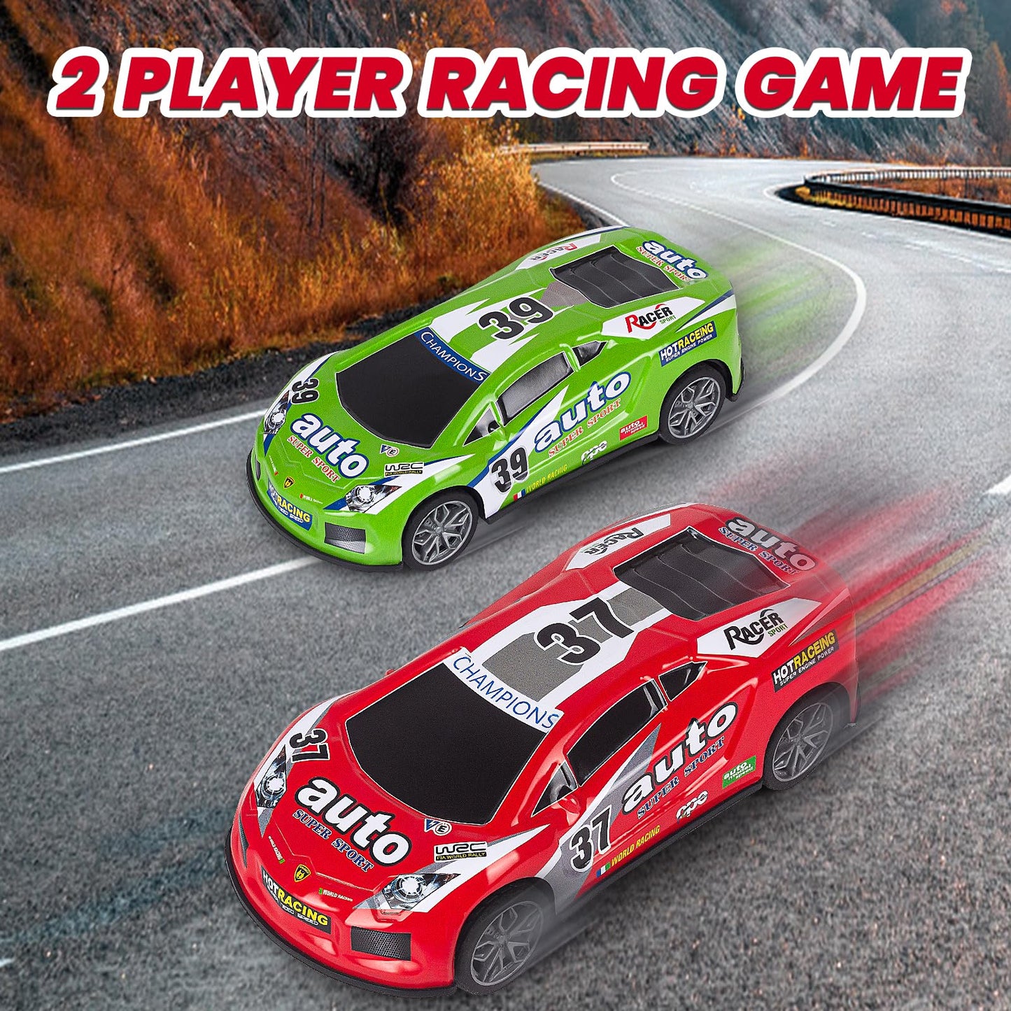 7 Inch Race Toy Cars For Toddler Boys Girls Friction Powered Push And Go Trucks Car Toys For Kids Ages 3 4 5 6 Year Old Birthday