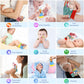 Bloobloomax Baby Infant Rattle Socks Toys, Sock Rattles For Babies 0-24 Months Baby Animal Foot Finder Learning Toy (Cotton A)