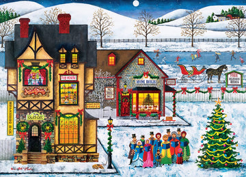 Masterpieces 1000 Piece Christmas Jigsaw Puzzle - Main Street Carolers - 19.25''X26.75''