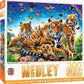 Masterpieces 300 Piece EZ Grip Jigsaw Puzzle - Tiger & Butterflies - 18x24