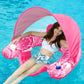 Jasonwell Pool Float with Canopy - Inflatable Pool Floaties mature-themed Floating Pool Chair Lounge Floats for Swimming Pool Water Chair Pool Lounger with Cup Holders Pool Toy Party Floaty for mature-themeds (R-XL)