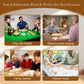 Soopotay Rummy Game for 2-4 Players, 106 Melamine Tiles, 4 Wooden Racks, Portable Case, 11.02" x 4.53"