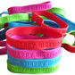 Dondor Happy Birthday Bracelets - 48 Pack