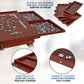 Jumbl 1500-Piece Puzzle Board Rack W/Cover | 27    X 35    Jigsaw Puzzle Table W/Legs 6 Removable Storage Sorting Drawers | Smoo
