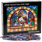Vermont Christmas Company Stained Glass Holy Night Jigsaw Puzzle 1000 Piece