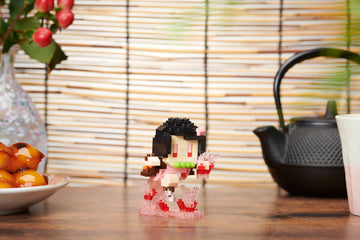 Nanoblock - Demon Slayer: Kimetsu No Yaiba - Nezuko Kamado (Blood Demon Art), Character Collection Series Building Kit