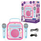 Lexibook Secret Portable Microphone, Aux-In Jack, Tf/Sd Input, Karaoke Function, Pink, Btc050Uni