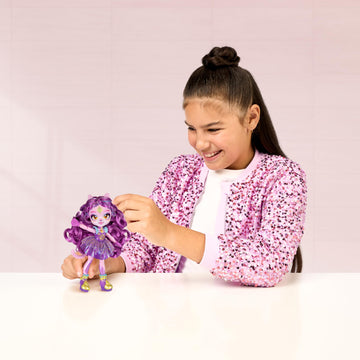 Magic Mixies Pixlings Shimmerverse Series, Create & Mix Magic Potion To Magically Reveal Catlyn The Cat, Watch As This Beautiful 6.5' Shimmerverse Pixling Fashion Doll Appears Inside The Potion Bottle