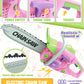 Kids Tool Set with Electric Toy Drill Chainsaw Jigsaw Toy Tools for Girl, Realistic Kids Power Construction Pretend Play Tools S