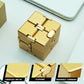 Dolasev Gold Infinity Cube, Adhd Fidget Toys Adults, Kids & Teens, Stress Relief, Focus & Creativity