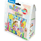 Nara Fancy Frame  Starfish Design Diy Kit With 5 Foam Clay Colours & Photo Frame. Easy, Creative Fun For Kids Ages 3+. Perfect 