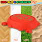 Kirumie Crab Stepping Stones For Kids, Non-Slip Plastic Balance River Stones For Kids, Promoting Children 'S Coordination Skills